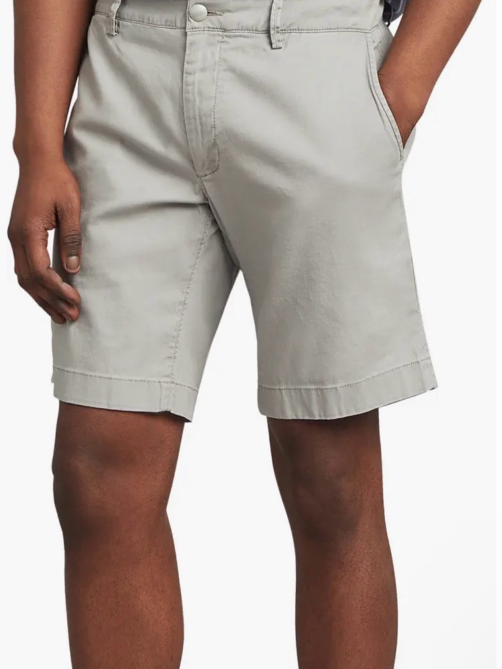 Faherty Island Life Shorts Fog Gray Men’s 34 7.5” Inseam Stretch Chino